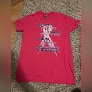 Breast Cancer Awareness Anytime Fitness T Shirt